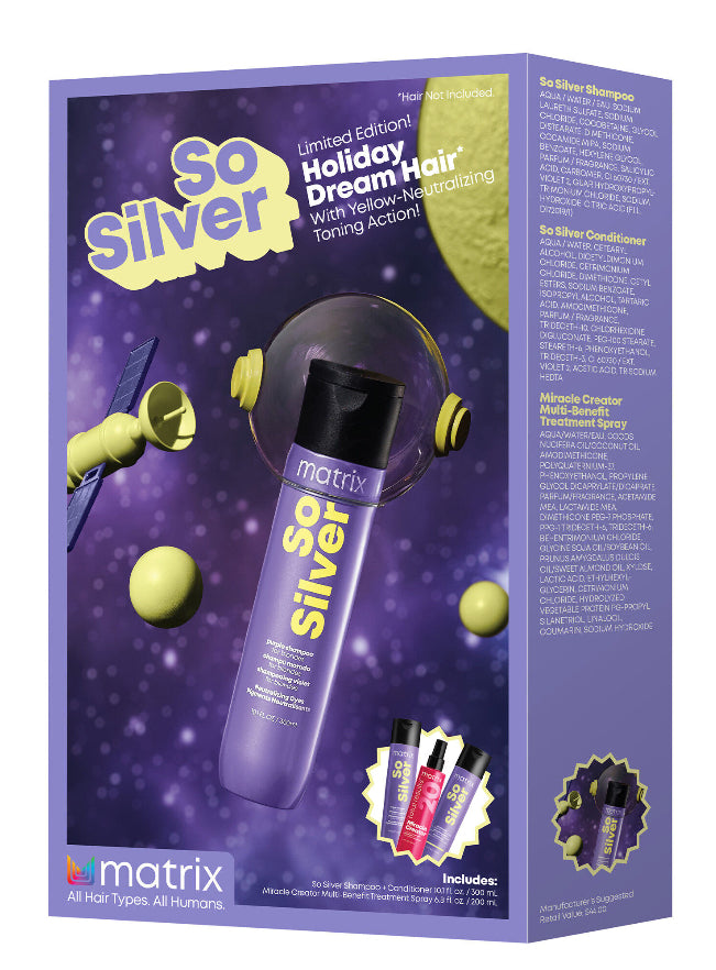 MATRIX - Cabello plateado de ensueño para las fiestas
Kit de fantasía
