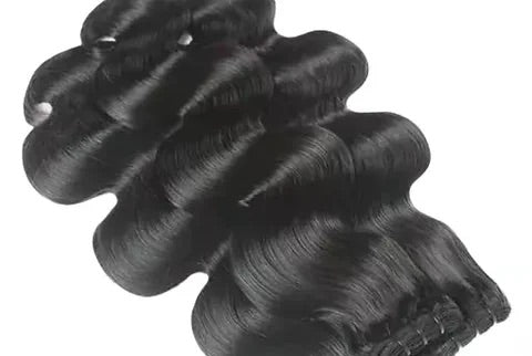 Extensiones de cabello de trama de máquina premium - Onda corporal