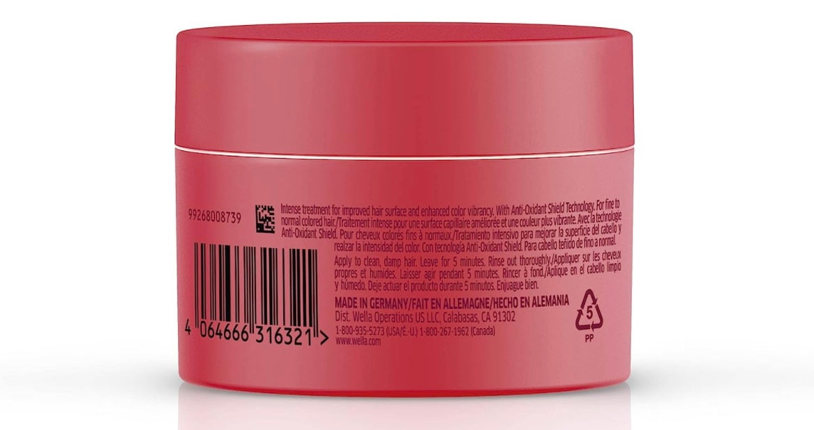 Wella Professionals INVIGO Brilliance Mask for Fine Hair
