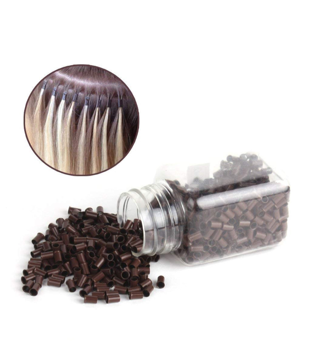 E|T Style Hair Extension Beads - Dark Brown