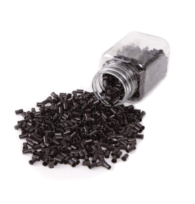 E|T Styles Hair Extension Beads - Dark Brown