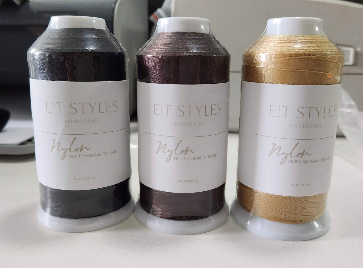 E|T Styles Nilon Hair Extension Thread - Brown