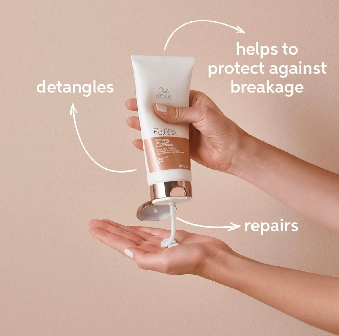 Acondicionador reparador intenso Fusion de Wella Professionals