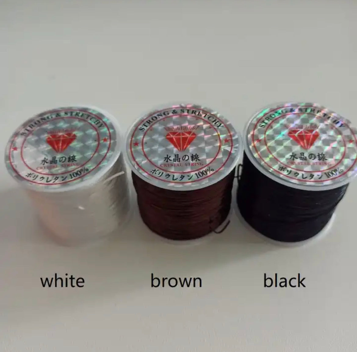 E|T Styles Rubber Elastic Thread-Brown