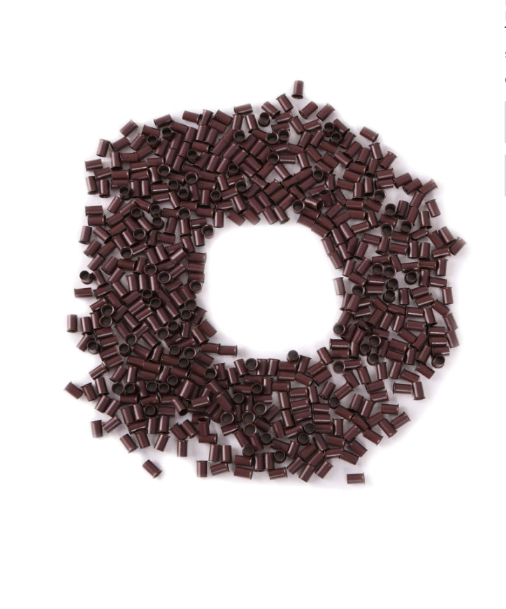 E|T Styles Hair Extension Beads - Medium Brown