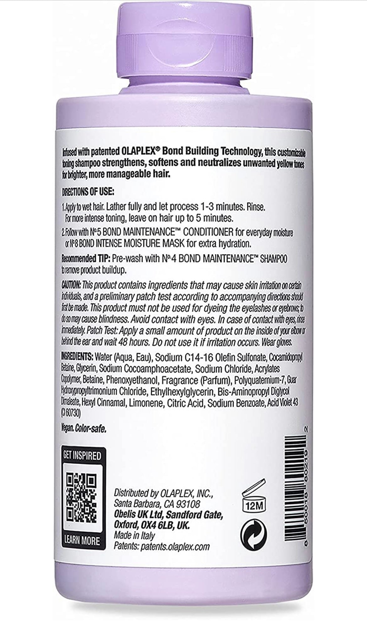 Olaplex No.4P Blonde Enhancer - Toning Shampoo