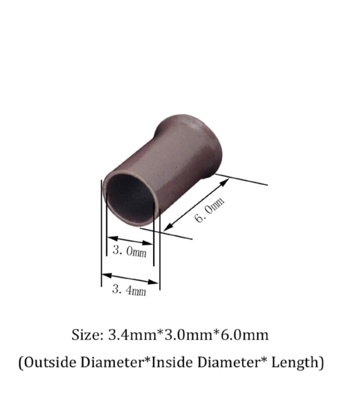 E|T Styles Hair Extension Beads - Light Brown