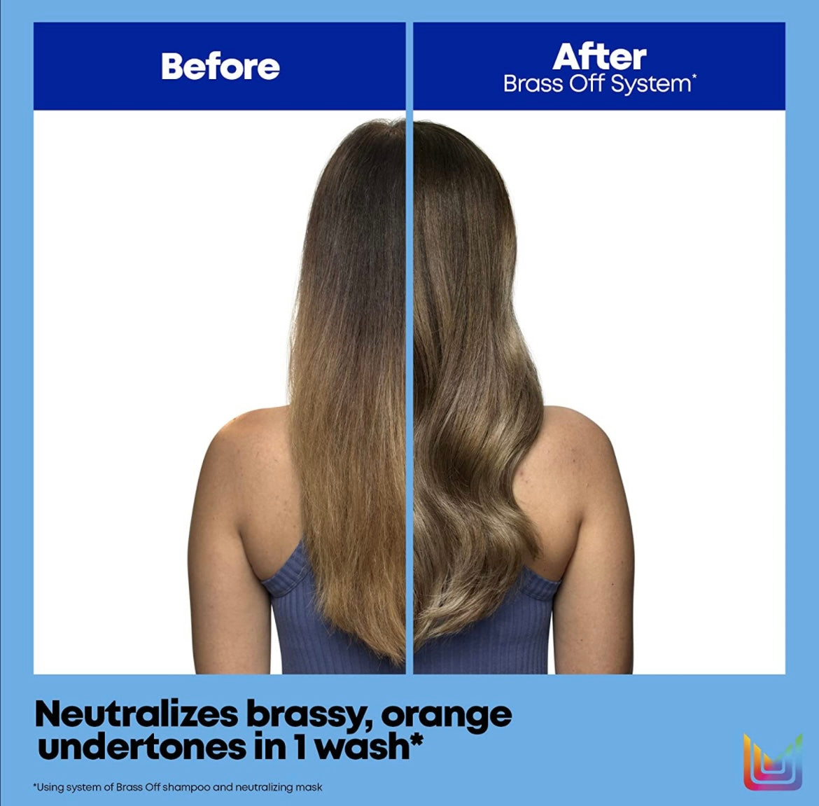 Mascarilla capilar neutralizadora que deposita el color fuera de tono Matrix Brass