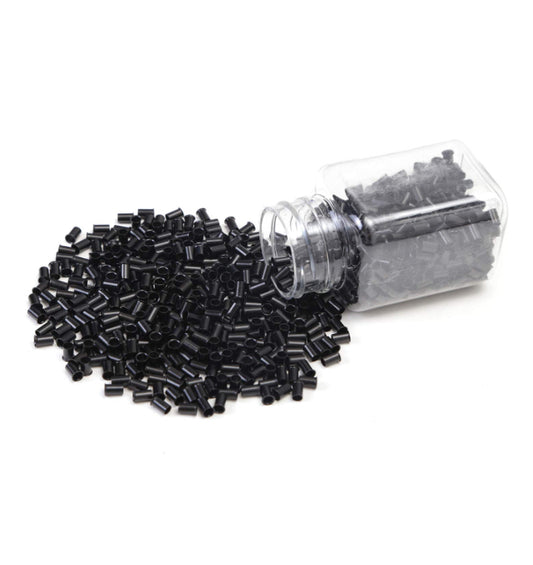 E|T Styles Hair Extension Beads - Black