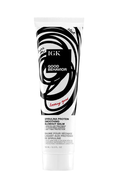 IGK GOOD BEHAVIOR Spirulina Protein Smoothing Blowout Balm