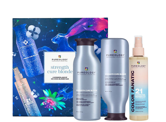 PUREOLOGY - Strength Cure Blonde Holiday Kit