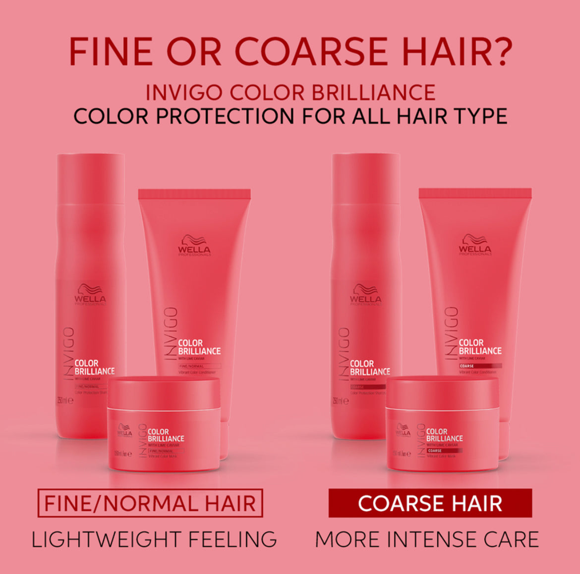 Acondicionador Wella Professionals INVIGO Brilliance Vibrant Color para cabello grueso 