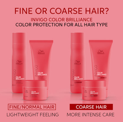 Wella Professionals INVIGO Brilliance Vibrant Color Conditioner for Coarse Hair