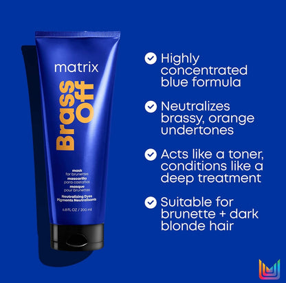 Matrix Brass Off Color Depositing Neutralization Hair Mask