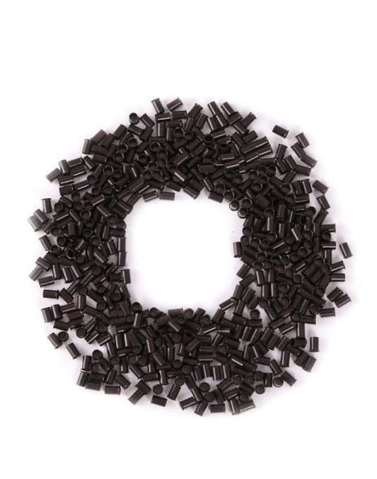 E|T Styles Hair Extension Beads - Dark Brown